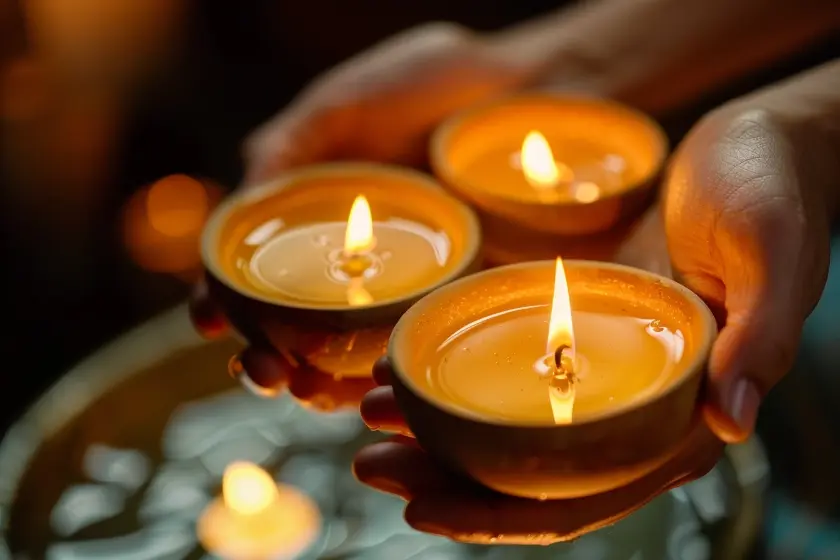 Candle massage